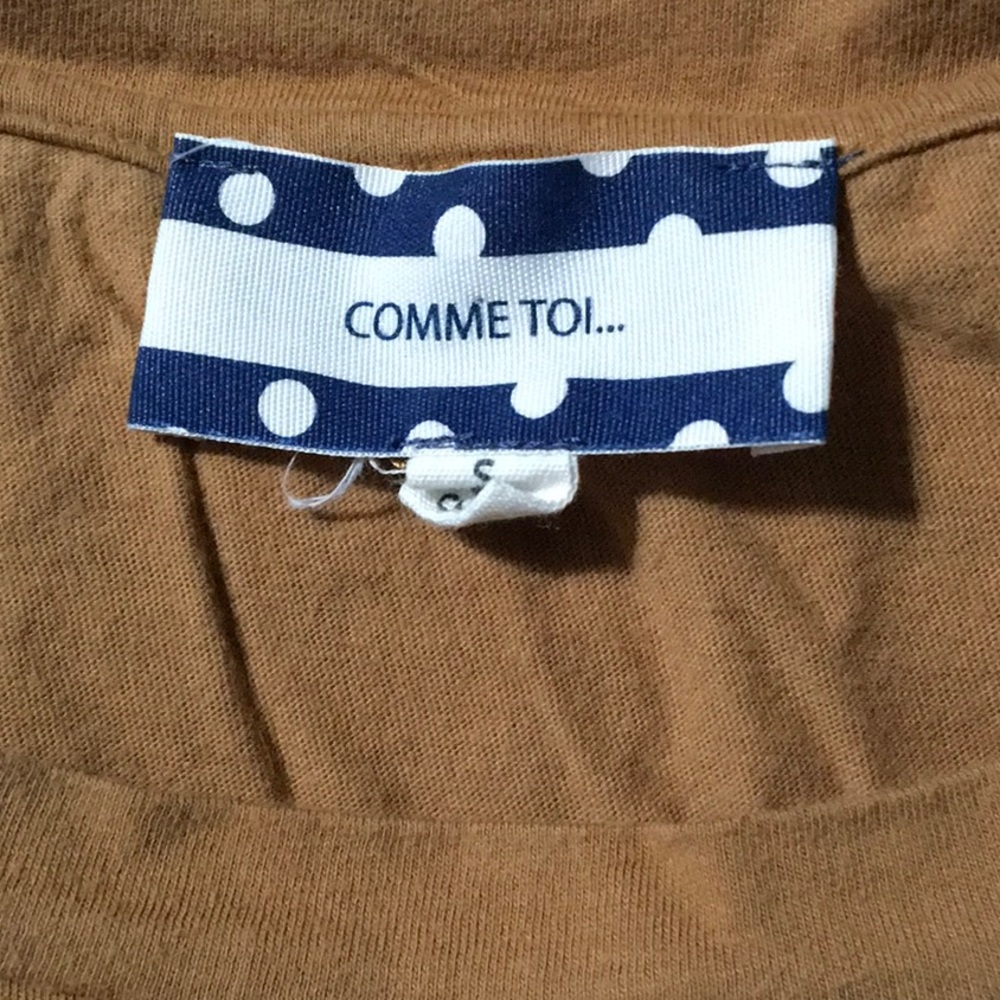 Comme Toi, size small, multi colored striped, long sleeve shirt - Picture 2 of 2
